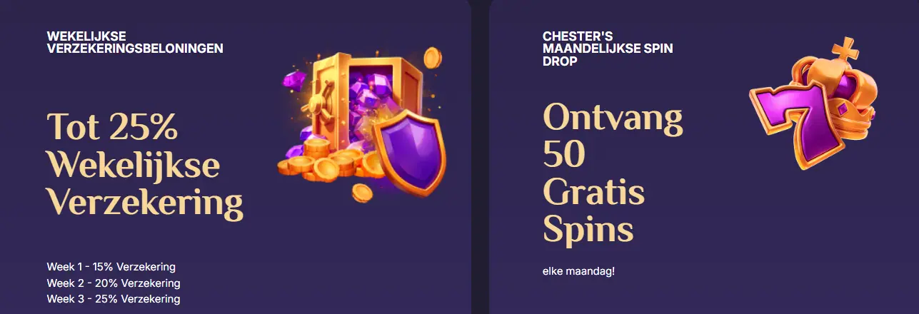 Maandagactie Spin Drop met 50 free spins